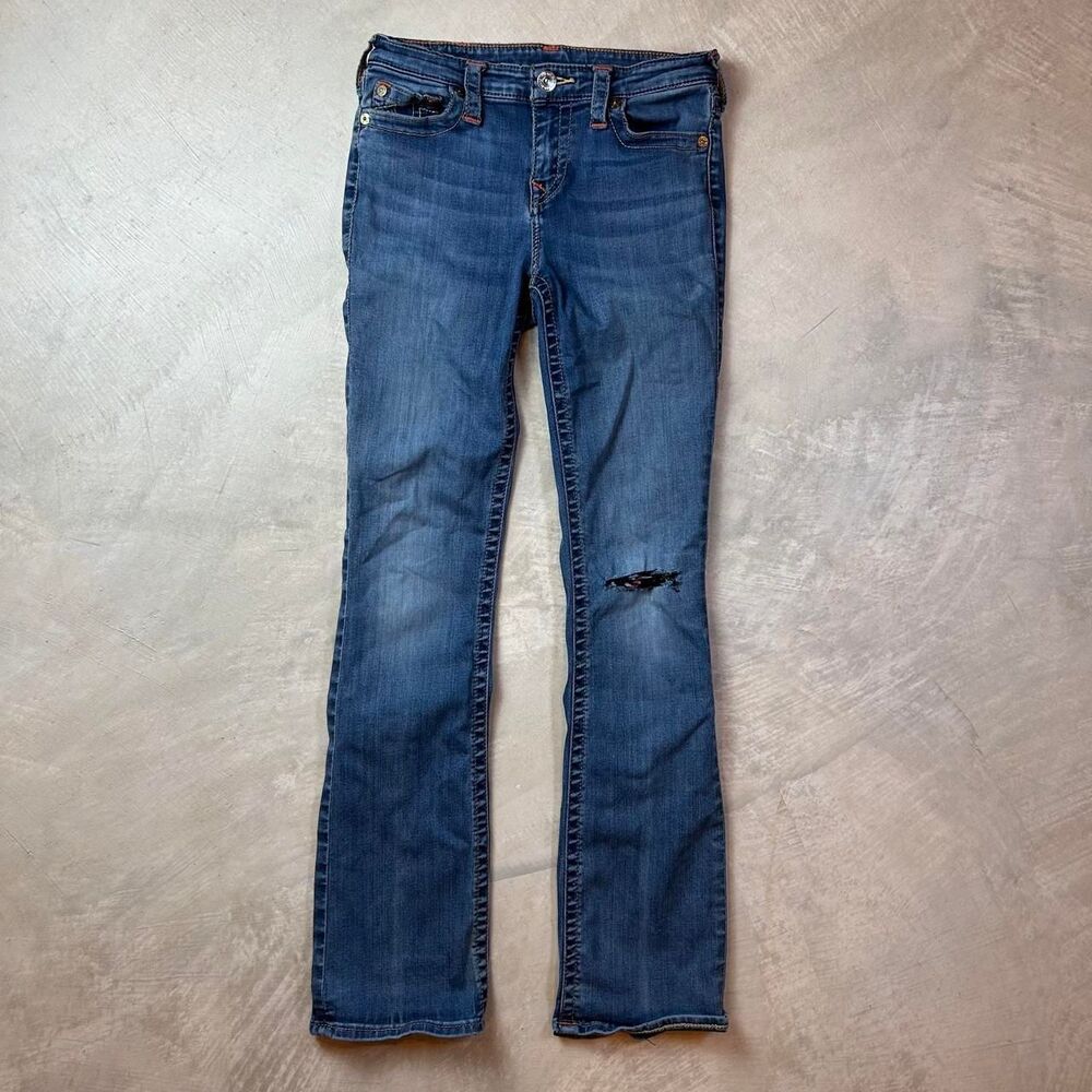 True-religion Women's Blue and Navy Jeans